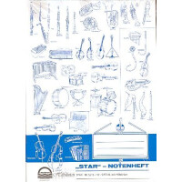 Notenheft DIN A4 12 Systeme hoch