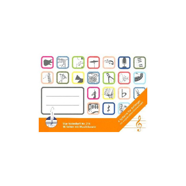 Notenheft Elementarheft DIN A5