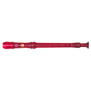 Voggys plastic recorder red - bar. GW