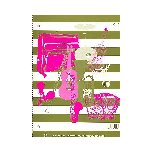 Collegeblock DIN A4 12 Systeme