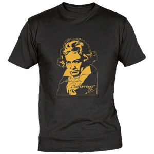 T-Shirt Beethoven schwarz Größe S