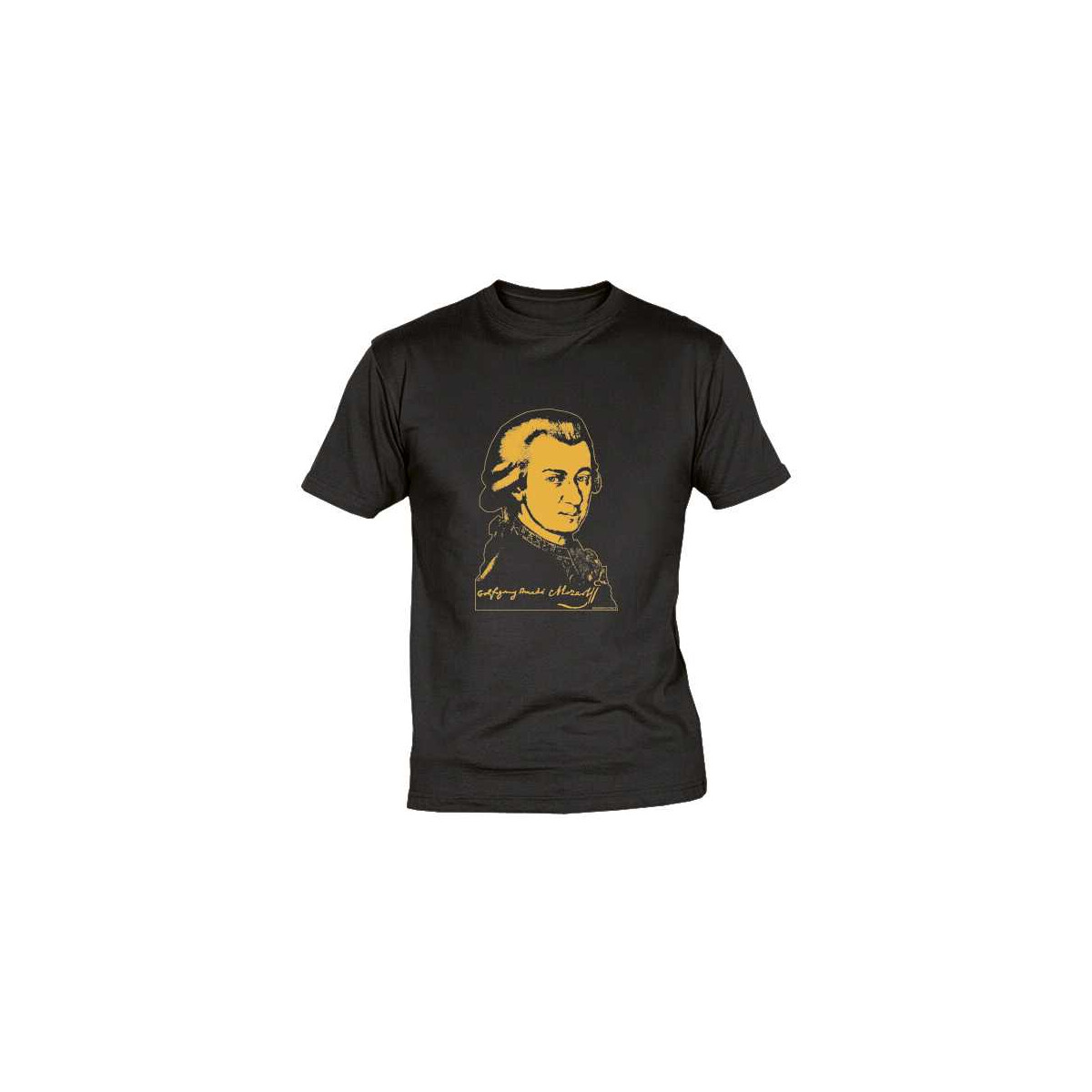 T-Shirt Mozart schwarz Größe XS
