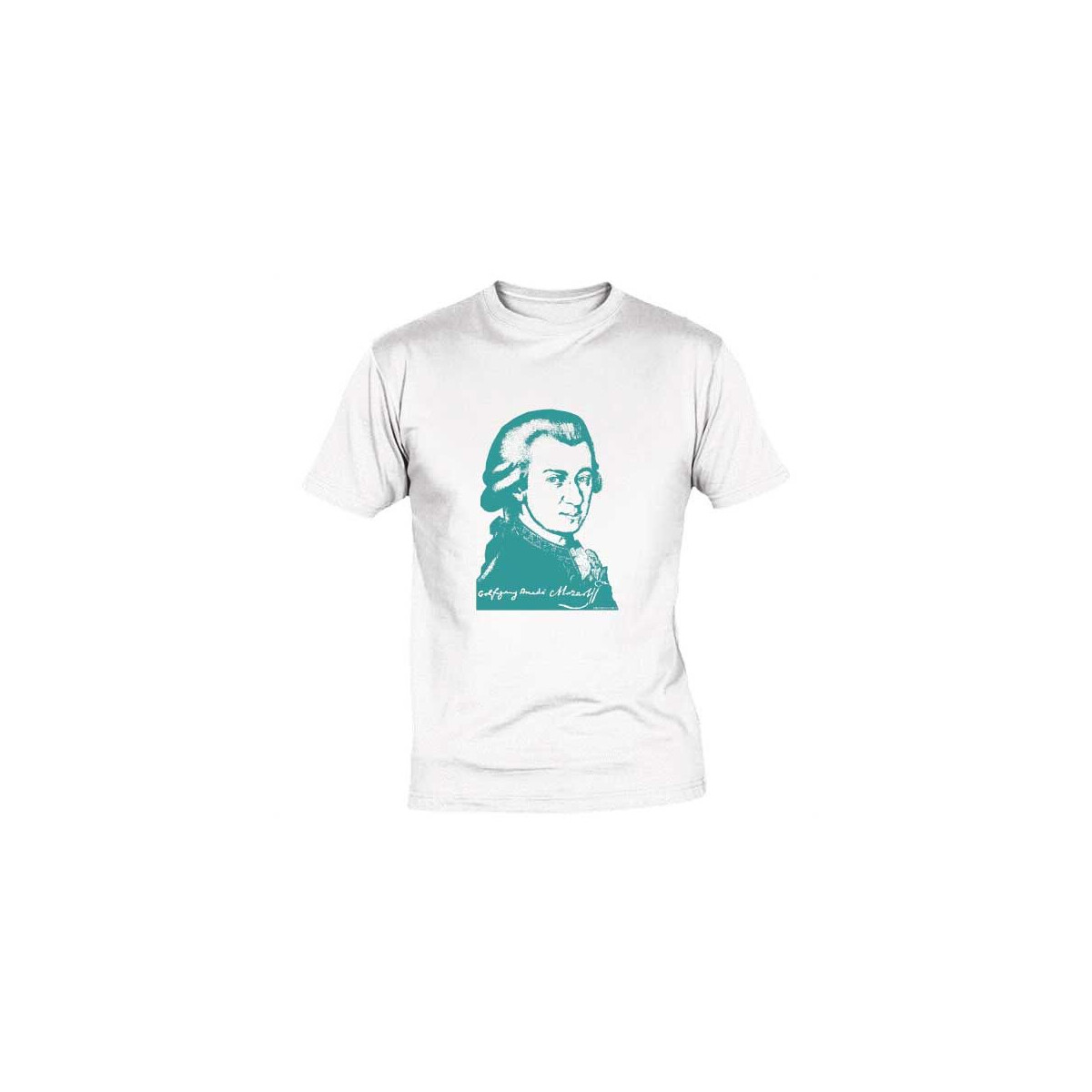 T-Shirt Mozart weiß Größe M