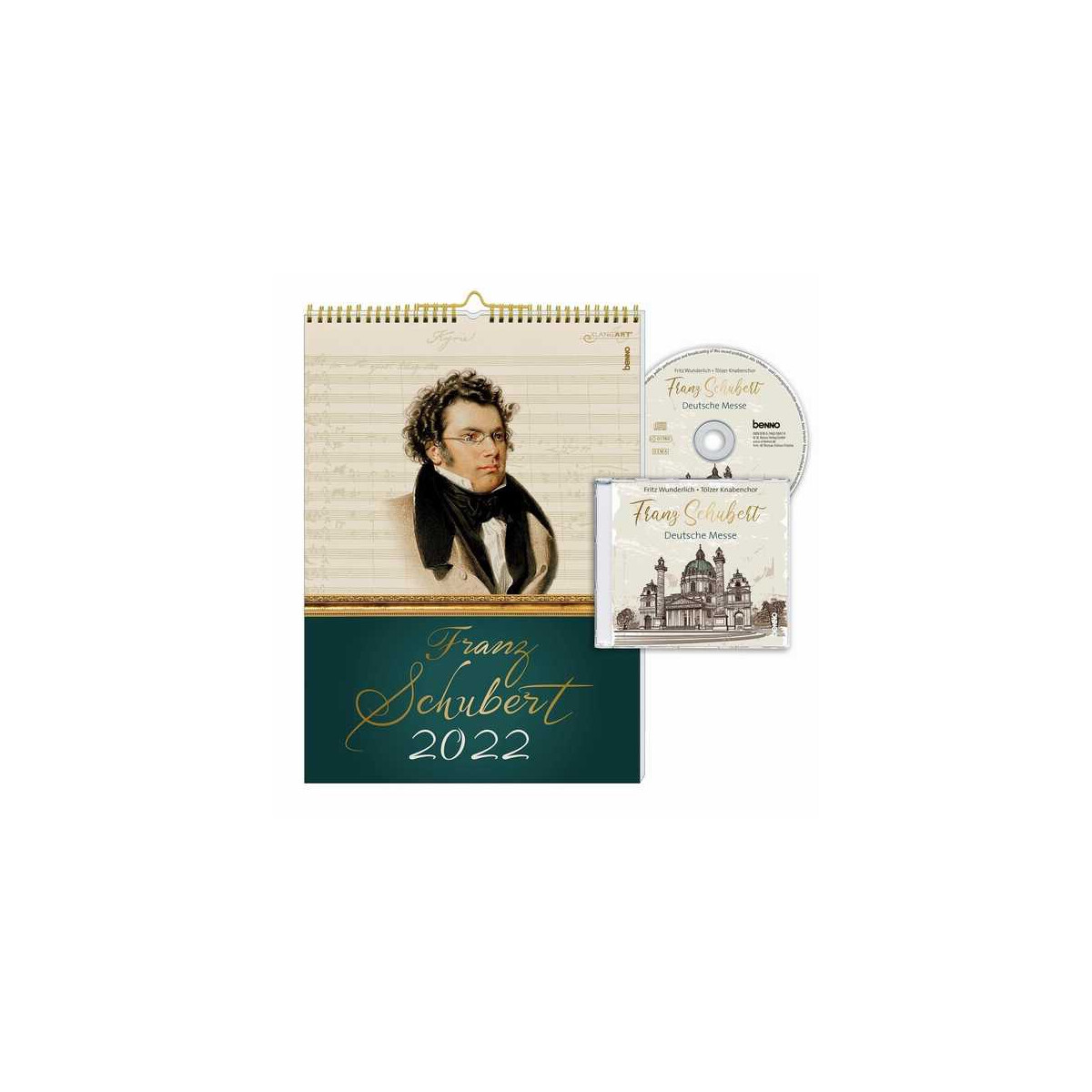 Kalender Franz Schubert 2022 (+CD)