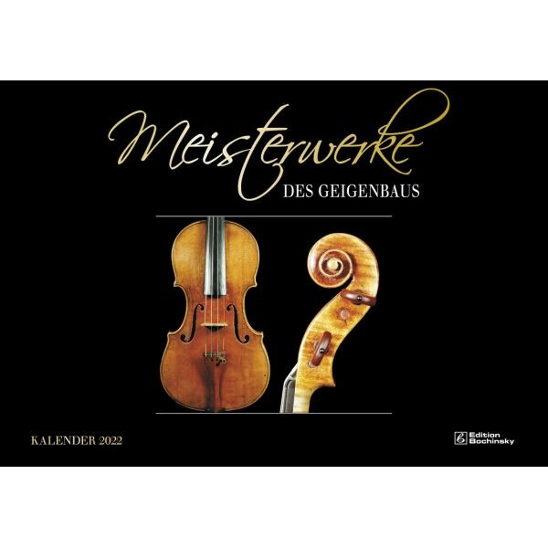 Kalender Meisterwerke des Geigenbaus 2022