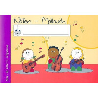 Notenmalbuch DIN A4 quer