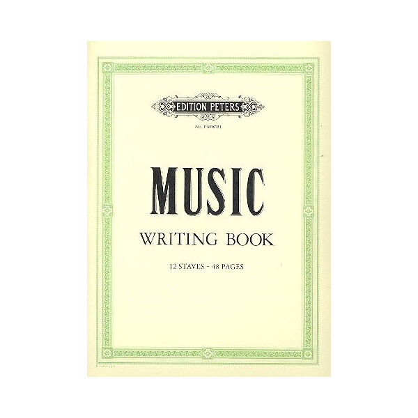Music Writing Book