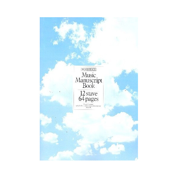 Music Manuscript Book Din A4