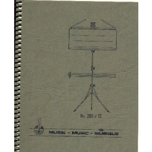 Notenbuch Marsch-Format hoch 12 Systeme 48 Seiten