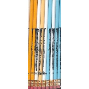 Bleistift Klarinette farbig sortiert