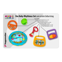 The baby rhythm set for the first birthday