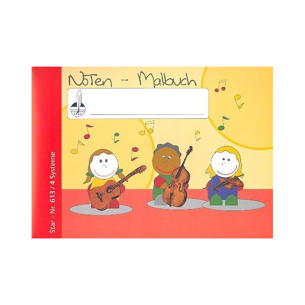 Notenschulheft Noten-Malbuch