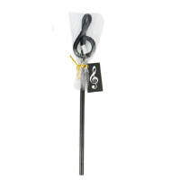 Bleistift Form Violinschlüssel schwarz Holz 24 cm