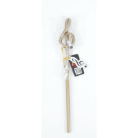 Bleistift Form Violinschlüssel gold Holz 24 cm