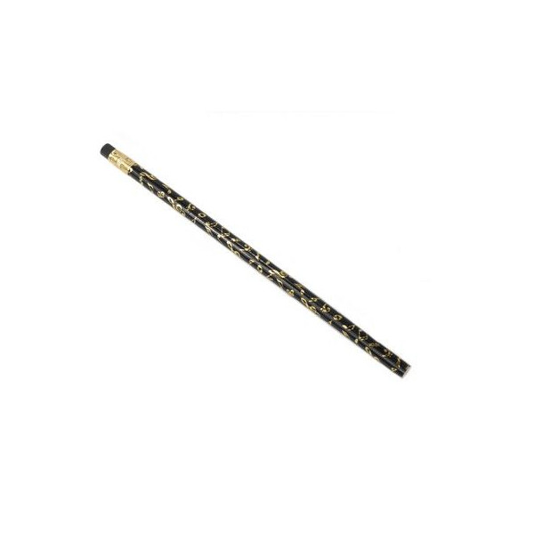 Bleistift Noten schwarz/golden