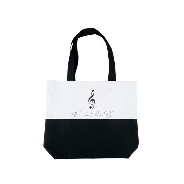 City Shopper Violinschlüssel All I need is music 45 x 37 x 12 cm