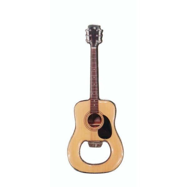 Flaschenöffner Gitarre Metall magnetisch 12 cm