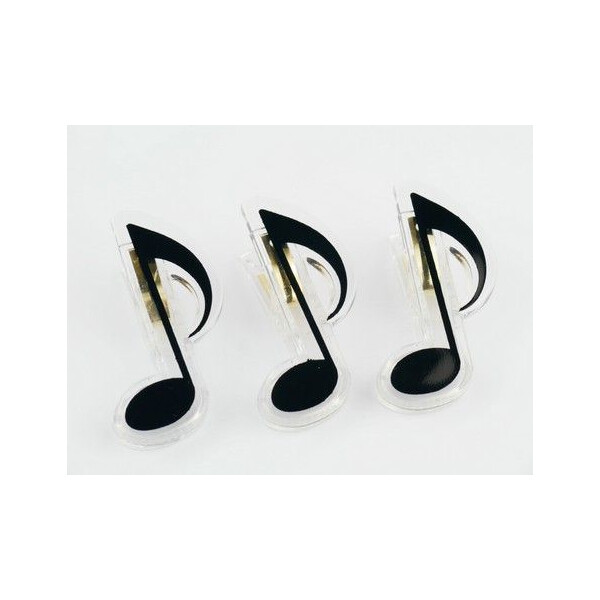 Klammer Achtelnote schwarz 7cm