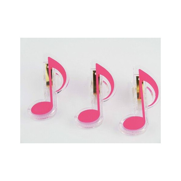 Klammer Achtelnote rosa 7cm