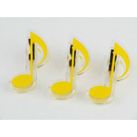 Klammer Achtelnote gelb 7cm