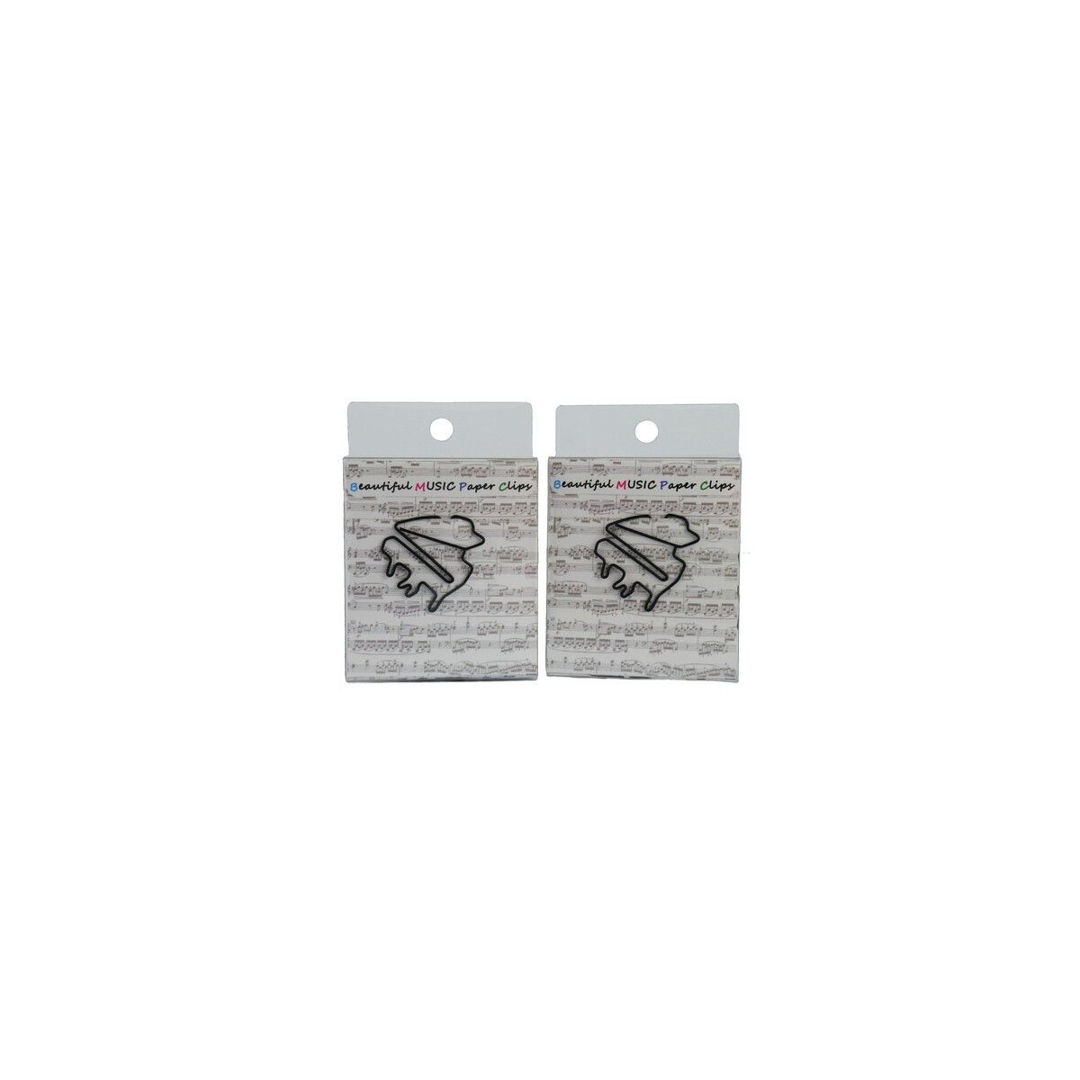 Büroklammer Flügel schwarz 3,5 cm (Set mit 15 St&u