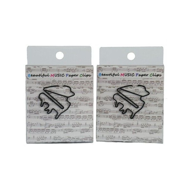 Büroklammer Flügel schwarz 3,5 cm (Set mit 15 Stück)