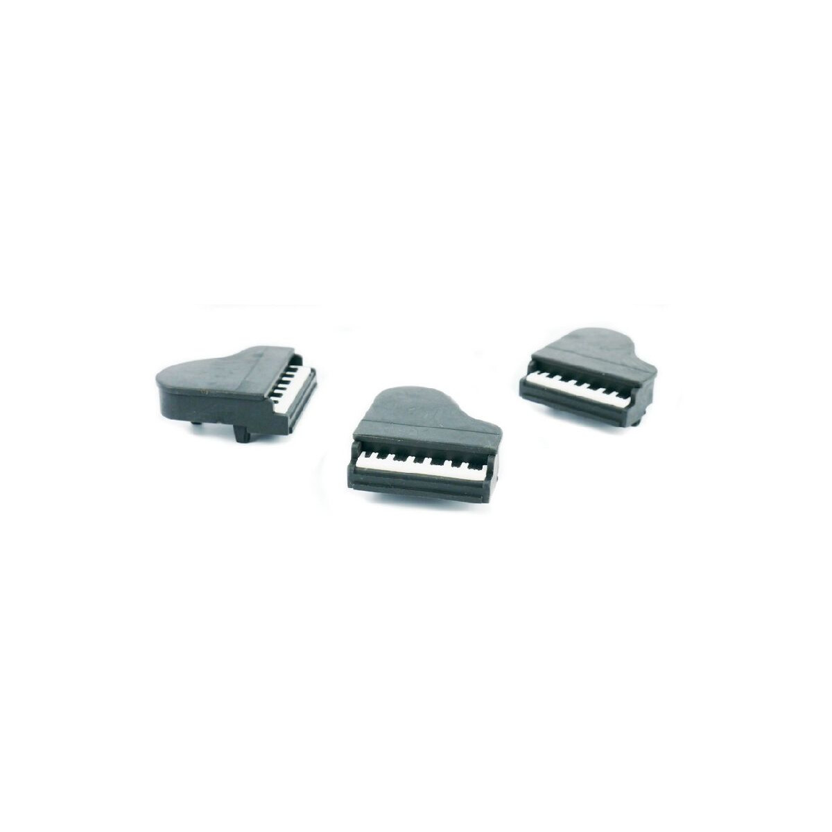 Radiergummi Flügel schwarz 3 x 3 x 1 x cm