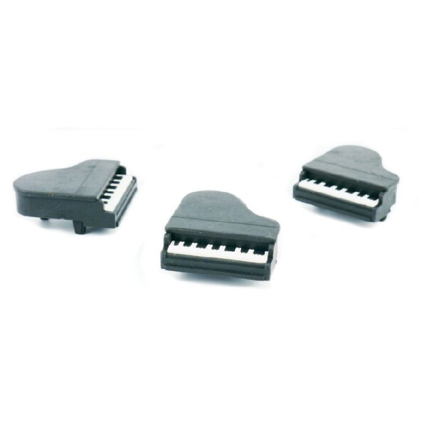 Radiergummi Flügel schwarz 3 x 3 x 1 x cm