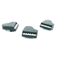 Radiergummi Flügel schwarz 3 x 3 x 1 x cm