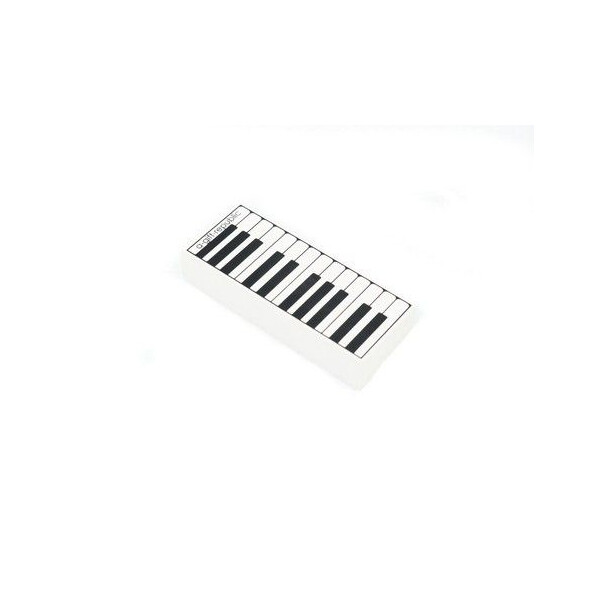 Radiergummi Tastatur weiß 6 x 2.5 cm