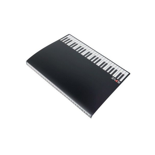 Mappe Tastatur Din A4 mit 20 Prospekthüllen