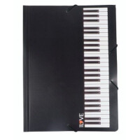 Gummizugmappe Tastatur Din A4