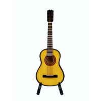 Gitarre 13 cm mit Standfuß und Ges gallery