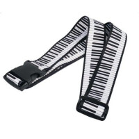 Koffergurt Tastatur schwarz 180 x 5 cm