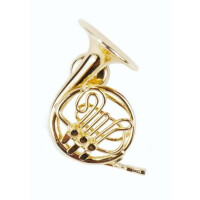 Magnet Horn 5 cm vergoldet