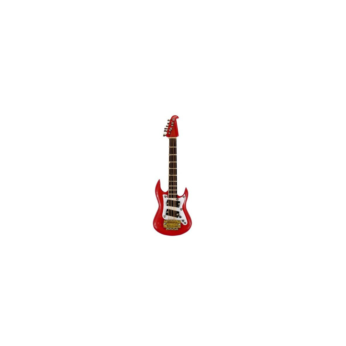 Magnet Elektrische Gitarre rot 10 cm