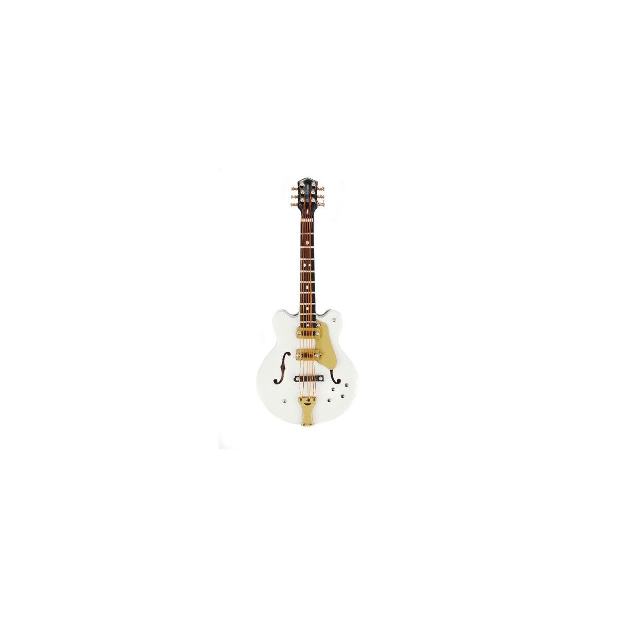 Magnet Elektrische Gitarre weiß 10 cm