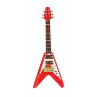 Magnet Elektrische Gitarre (V) rot 10 cm