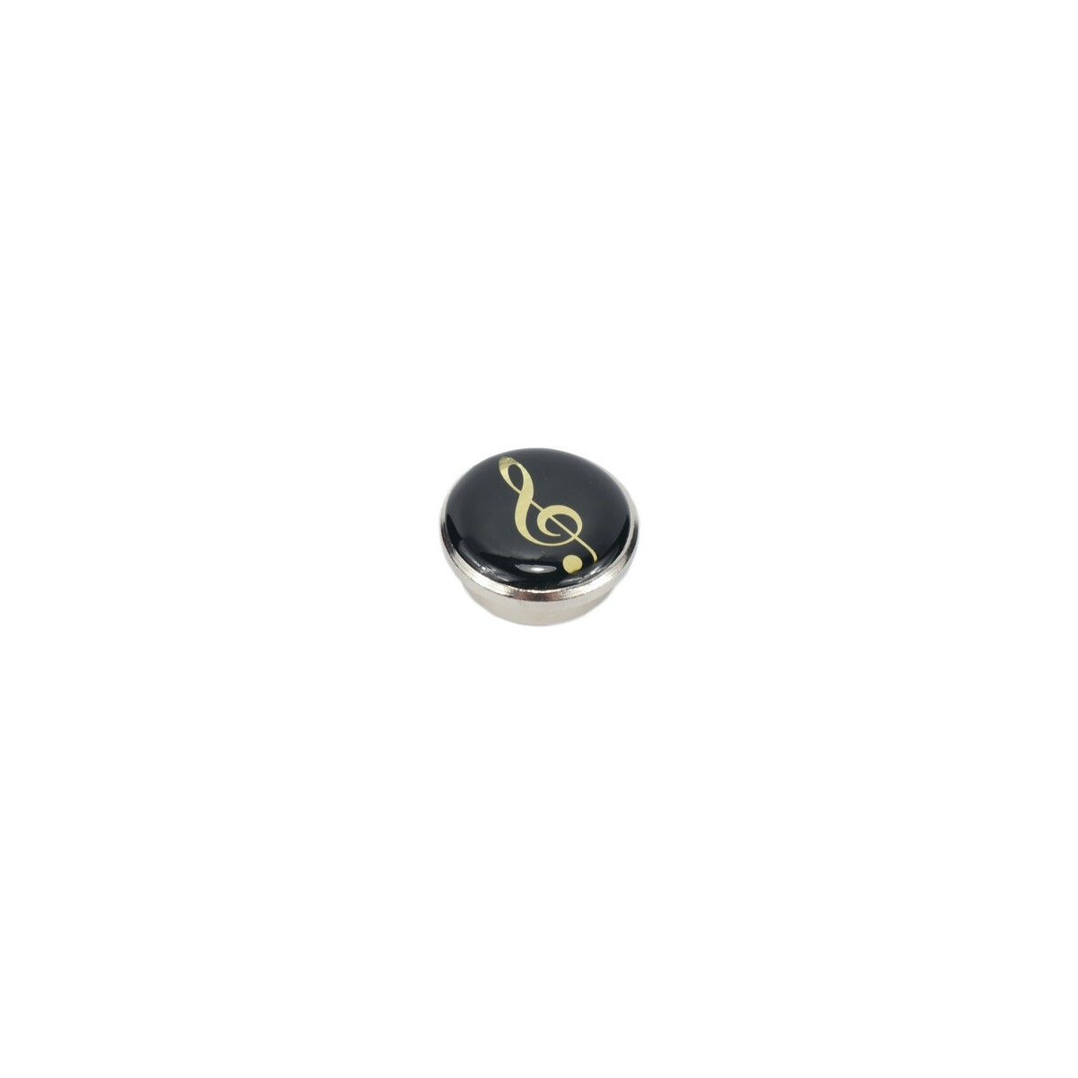 Magnet extra stark Violinschlüssel schwarz/gold 2,5 cm 