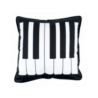Kissen mit Paspeln - Tastatur