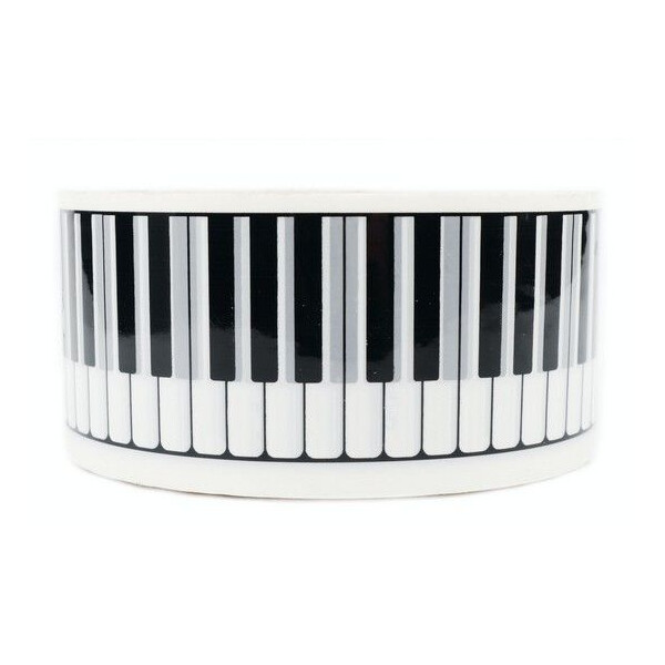 Klebeband Tastatur weiß ca. 66 Meter 5 cm breit