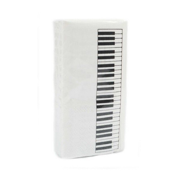 Taschentücher Tastatur 21 x 21 cm 10 Stück 3-lagig