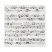 Servietten Notenzeilen 33 x 33 cm 20 Stück 3-lagig