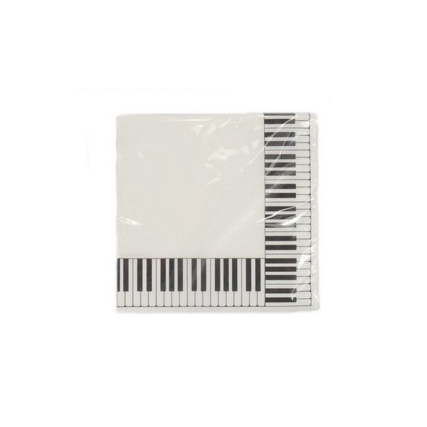 Servietten Tastatur 33 x 33 cm 20 Stück 3-lagig