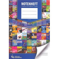 Notenheft DIN A4 hoch 10 Systeme 16 Seiten