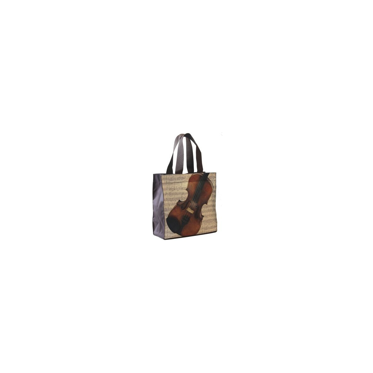 Nylon-Tasche mit Boden Violine 33x33x13 cm
