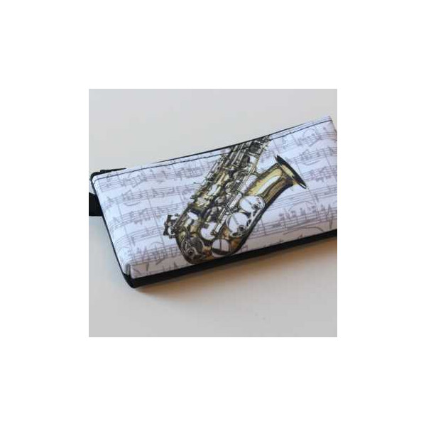 Stift-Etui Saxophon 20x10 cm