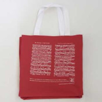 Einkaufstasche St. Cecilia aus Stoff rot