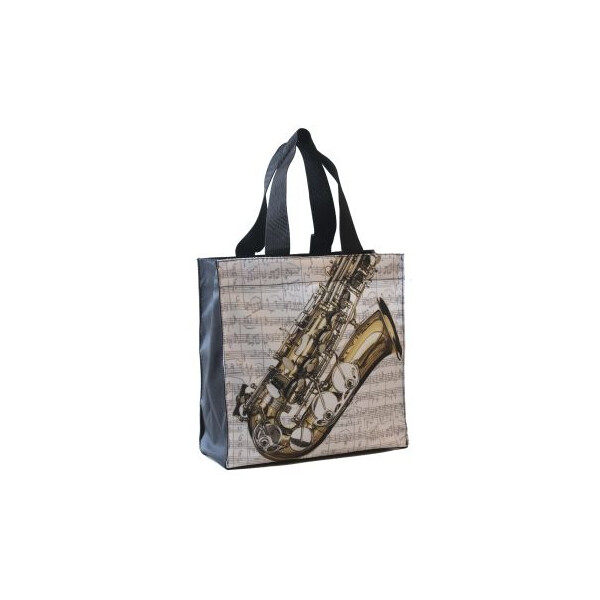 Nylon-Tasche mit Boden Saxophon 33x33x13 cm