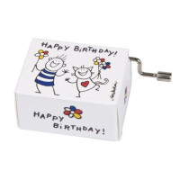 Spieluhr Happy Birthday Boy and Cat